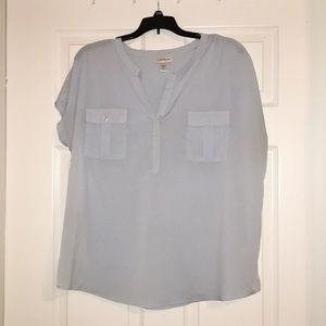 Jaclyn Smith Blue Blouse